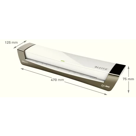 Laminator Leitz iLAM A3 Office, argintiu, &quot;72530084&quot;