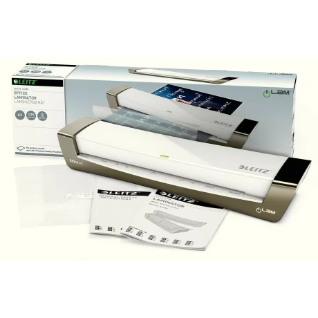 Laminator Leitz iLAM A3 Office, argintiu, &quot;72530084&quot;