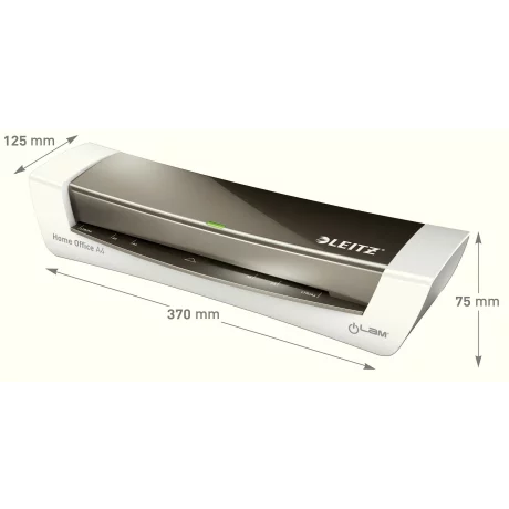 Laminator Leitz iLAM A4 Home Office, gri, &quot;73680089&quot;