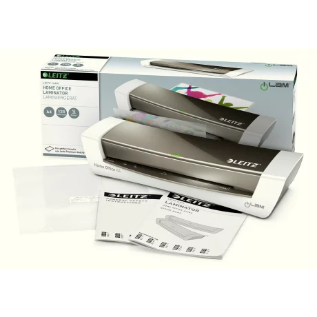 Laminator Leitz iLAM A4 Home Office, gri, &quot;73680089&quot;