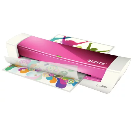 Laminator Leitz iLAM A4 Home Office, roz, &quot;73680023&quot;