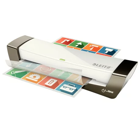 Laminator Leitz iLAM A4 Office, argintiu, &quot;72510084&quot;