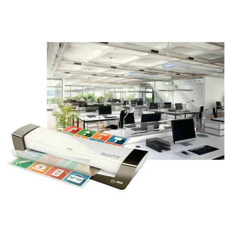 Laminator Leitz iLAM A4 Office, argintiu, &quot;72510084&quot;