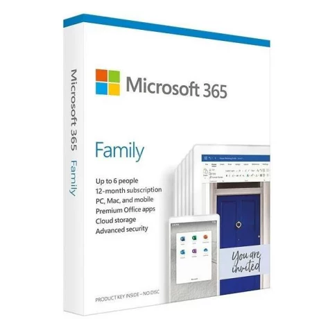 LICENTA retail MICROSOFT, tip Office 365 Home pt PC si Mac, 64/32 biti, romana, 6 utilizatori, valabilitate 1 an, utilizare Home, &quot;6GQ-01163&quot;