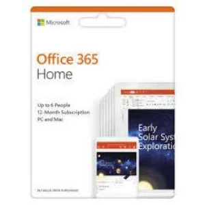 LICENTA retail MICROSOFT, tip Office 365 Home pt PC si Mac, 64/32 biti, engleza, 6 utilizatori, valabilitate 1 an, utilizare Home, &quot;6GQ-01076&quot;