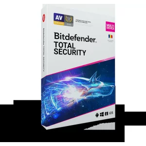 LICENTA  retail BITDEFENDER, tip Total Security, pt PC | Mac | Smartphone | Tableta, 5 utilizatori, valabilitate 1 an, Windows | macOS | iOS | Android, &quot;TS01ZZCSN1205BEN&quot;