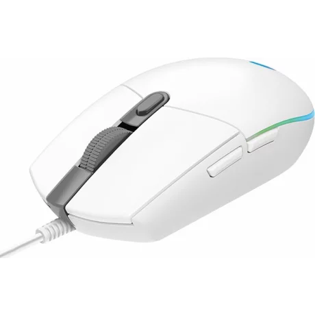 MOUSE LOGITECH - gaming, &quot;G102 LIGHTSYNC&quot; , cu fir, optic, USB, 8000 dpi, 6/1, iluminare, butoane programabile, alb, &quot;910-005824&quot;, (include TV 0.15 lei)