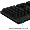 LOGITECH G513 Carbon RGB Mechanical Gaming Keyboard - CARBON - US INTL - USB - INTNL - G513 TACTILE SWITCH (include TV 0.75 lei)