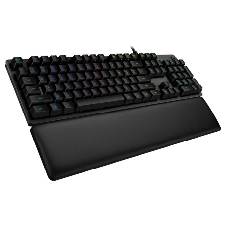 LOGITECH G513 Carbon RGB Mechanical Gaming Keyboard, GX Blue (Clicky) - CARBON - US INTL - USB - INTNL - G513 CLICKY (include TV 0.75 lei)