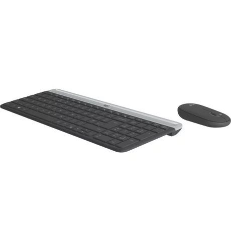 Kit tastatura si mouse LOGITECH Slim GRAPHITE 920-009204