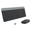Kit tastatura si mouse LOGITECH Slim GRAPHITE 920-009204
