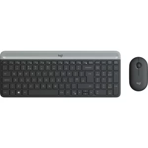 Kit tastatura si mouse LOGITECH Slim GRAPHITE 920-009204