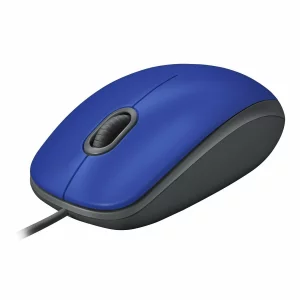 MOUSE cu fir LOGITECH M110 Silent albastru 910-005488