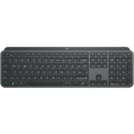 LOGITECH MX Keys Plus Advanced Wireless Illuminated Keyboard with Palm Rest-GRAPHITE-US INTL-2.4GHZ (include TV 0.75 lei)