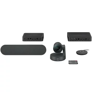 KIT conferinta LOGITECH, contine Camera Ultra-HD (4K) , Hub conectare x 2  , Difuzor , Microfon, USB, negru, &quot;960-001218&quot;