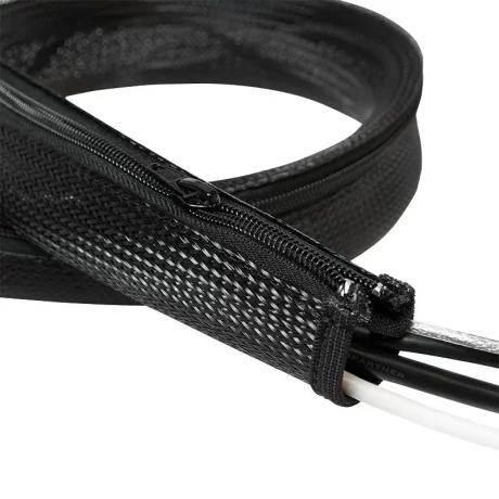 MANSON protectie cabluri LOGILINK, cu fermoar, diametru 20mm, 1m, negru, &quot;KAB0046&quot;