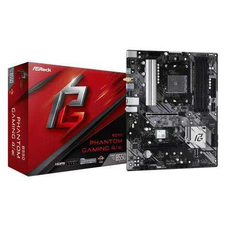 MB AM4 ASROCK B550 Phantom Gaming 4/AC