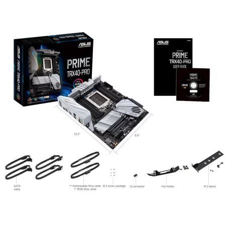 PLACA de BAZA ASUS PRIME TRX40-PRO, skt TRX4, AMD TRX40, ATX, slot RAM 8 x DDR4, max 256 GB, 8x S-ATA 3, 3x M.2, 1x PCI-E, PCI-E4.0x16 x 3, LAN 1000 Mbps, 7.1, &quot;PRIME TRX40-PRO&quot;