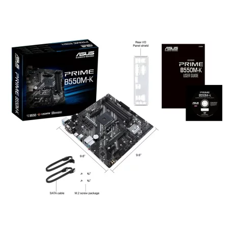 MB AMD B550 SAM4 MATX/PRIME B550M-K ASUS