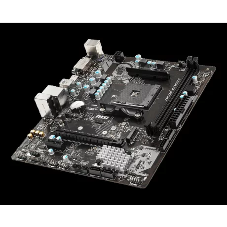 PLACA de BAZA MSI A320M-A PRO MAX, skt AM4, AMD A320, mATX, slot RAM 2 x DDR4, max 32 GB, 4x S-ATA 3, 1x M.2, 1x PCI-E, PCI-E3.0x16 x 1, LAN 1000 Mbps, HDMI, DVI, 7.1, &quot;A320M-A PRO MAX&quot;