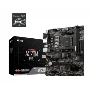 MB AMD MSI AM4 A520M PRO