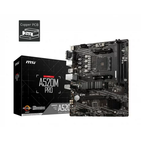 MB AMD MSI AM4 A520M PRO