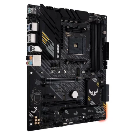 PLACA de BAZA ASUS TUF GAMING B550+, skt AM4, AMD B550, ATX, slot RAM 4 x DDR4, max 128 GB, 6x S-ATA 3, 2x M.2, 3x PCI-E, PCI-E4.0x16 x 1, PCI-E3.0x4 x 1, LAN 2500 Mbps, Display Port, HDMI, 7.1, &quot;TUF GAMING B550+&quot;