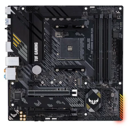 PLACA de BAZA ASUS TUF GAMING B550M+, skt AM4, AMD B550, mATX, slot RAM 4 x DDR4, max 128 GB, 4x S-ATA 3, 2x M.2, 1x PCI-E, PCI-E4.0x16 x 1, PCI-E3.0x4 x 1, LAN 2500 Mbps, Display Port, HDMI, 7.1, &quot;TUF GAMING B550M+&quot;