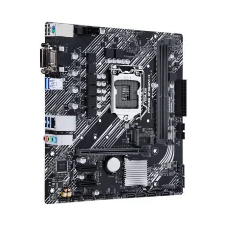 PLACA de BAZA ASUS PRIME B460M-K, skt LGA 1200, Intel B460, mATX, slot RAM 2 x DDR4, max 64 GB, 6x S-ATA 3, 1x M.2, 2x PCI-E, PCI-E3.0x16 x 1, LAN 1000 Mbps, VGA, DVI, 5.1, &quot;PRIME B460M-K&quot;