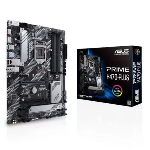 PLACA de BAZA ASUS PRIME H470-PLUS, skt LGA 1200, Intel H470, ATX, slot RAM 4 x DDR4, max 128 GB, 6x S-ATA 3, 2x M.2, 4x PCI-E, PCI-E3.0x16 x 1, PCI-E3.0x4 x 1, LAN 1000 Mbps, Display Port, HDMI, 7.1, &quot;PRIME H470-PLUS&quot;