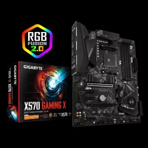 PLACA de BAZA GIGABYTE X570 GAMING X, skt AM4, AMD X570, ATX, slot RAM 4 x DDR4, max 128 GB, 6x S-ATA 3, 2x M.2, 3x PCI-E, PCI-E4.0x16 x 1, PCI-E4.0x4 x 1, LAN 1000 Mbps, HDMI, 7.1, &quot;X570 GAMING X&quot;