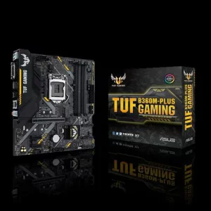 PLACA de BAZA ASUS TUF B360M-PLUS GAM, skt LGA 1151 v2, Intel B360, mATX, slot RAM 4 x DDR4, max 64 GB, 6x S-ATA 3, 2x M.2, 2x PCI-E, PCI-E3.0x16 x 1, LAN 1000 Mbps, HDMI, DVI, 5.1, &quot;TUF B360M-PLUS GAM&quot;