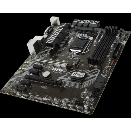 PLACA de BAZA MSI B360-A PRO, skt LGA 1151 v2, Intel B360, ATX, slot RAM 4 x DDR4, max 64 GB, 5x S-ATA 3, 1x M.2, 4x PCI-E, PCI-E4.0x16 x 1, PCI-E3.0x4 x 1, LAN 1000 Mbps, Display Port, 7.1, &quot;B360-A PRO&quot;