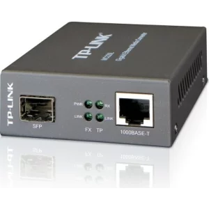 MEDIA CONVERTOR TP-LINK RJ45 1000M la slot SFP 1000M cu suport Module MiniGBIC, montabil in sasiu &quot;MC220L&quot;