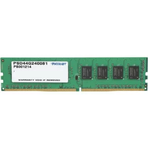 Memorii PATRIOT DDR4 4 GB, frecventa 2400 MHz, 1 modul, PSD44G240081
