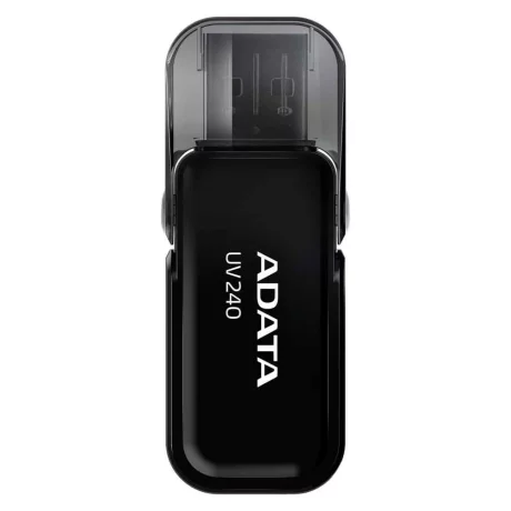 MEMORIE USB 2.0 ADATA 16 GB, cu capac, carcasa plastic, negru, AUV240-16G-RBK