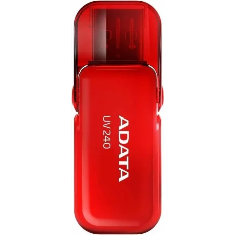 MEMORIE USB 2.0 ADATA 16 GB, cu capac, carcasa plastic, rosu, AUV240-16G-RRD