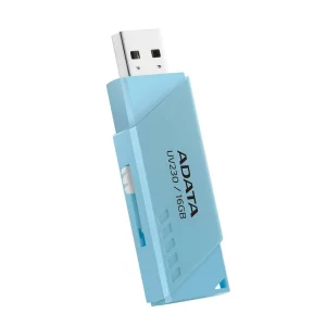 MEMORIE USB 2.0 ADATA 16 GB, retractabila, carcasa plastic, albastru, AUV230-16G-RBL