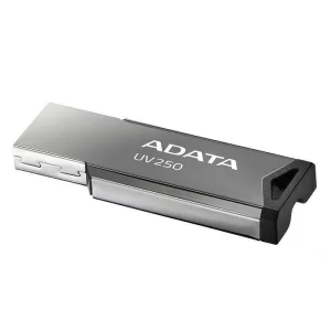 MEMORIE USB 2.0 ADATA 32 GB, clasica, carcasa metalica, argintiu, AUV250-32G-RBK