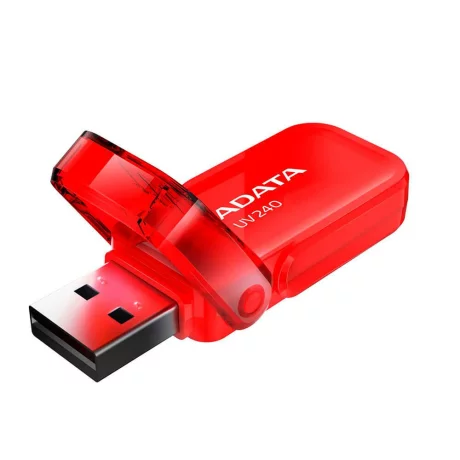 Memorie USB 2.0 ADATA 32 GB, cu capac, carcasa plastic, rosu, AUV240-32G-RRD