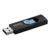 Memorie USB 2.0 ADATA 32 GB, retractabila, carcasa plastic, negru / albastru, AUV220-32G-RBKBL