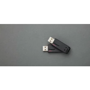 MEMORIE USB 2.0 KINGSTON 32 GB, clasica, carcasa plastic, negru, &quot;DT20/32GB&quot;