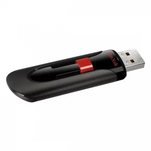 MEMORIE USB 2.0 SANDISK 16 GB, retractabila, carcasa plastic, negru, &quot;SDCZ60-016G-B35&quot;