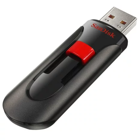 MEMORIE USB 2.0 SANDISK 16 GB, retractabila, carcasa plastic, negru, &quot;SDCZ60-016G-B35&quot;