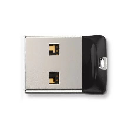 MEMORIE USB 2.0 SANDISK 64 GB, profil mic, carcasa metalic plastic, negru / argintiu, &quot;SDCZ33-064G-G35&quot;