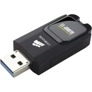 MEMORIE USB 3.0 CORSAIR 32 GB, retractabila, carcasa plastic, negru, &quot;CMFSL3X1-32GB&quot;