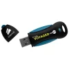 MEMORIE USB 3.0 CORSAIR 64 GB, cu capac, carcasa cauciuc, negru / albastru, &quot;CMFVY3A-64GB&quot;