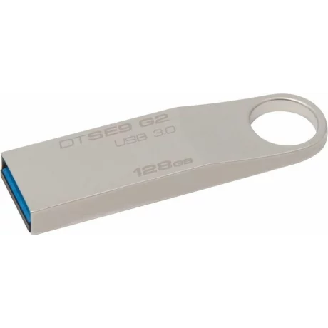 MEMORIE USB 3.0 KINGSTON 128 GB, clasica, carcasa metalic, argintiu, &quot;DTSE9G2/128GB&quot;