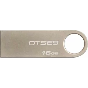 MEMORIE USB 3.0 KINGSTON 16 GB, clasica, carcasa metalic, argintiu, &quot;DTSE9G2/16GB&quot;