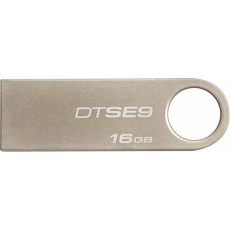 MEMORIE USB 3.0 KINGSTON 16 GB, clasica, carcasa metalic, argintiu, &quot;DTSE9G2/16GB&quot;